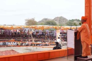 Uttar Pradesh Chief Minister Yogi Adityanath during election rally in Rajasthan