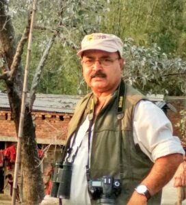 Bird watcher and conservationist Arvind Mishra 