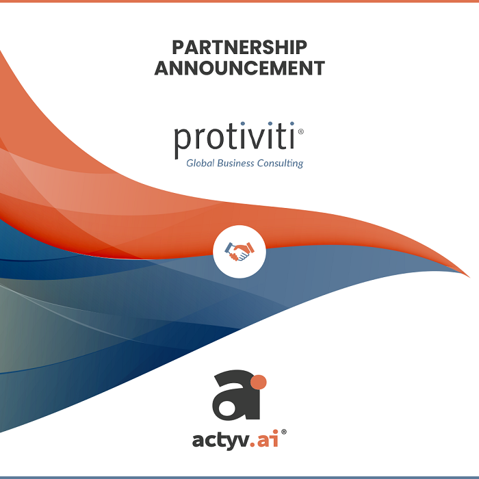 actyv.ai and Protiviti Announce Partnership to Deliver Sustainable