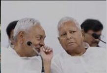 Bihar Chief Minister Nitish Kumar and RJD chief Lalu Prasad