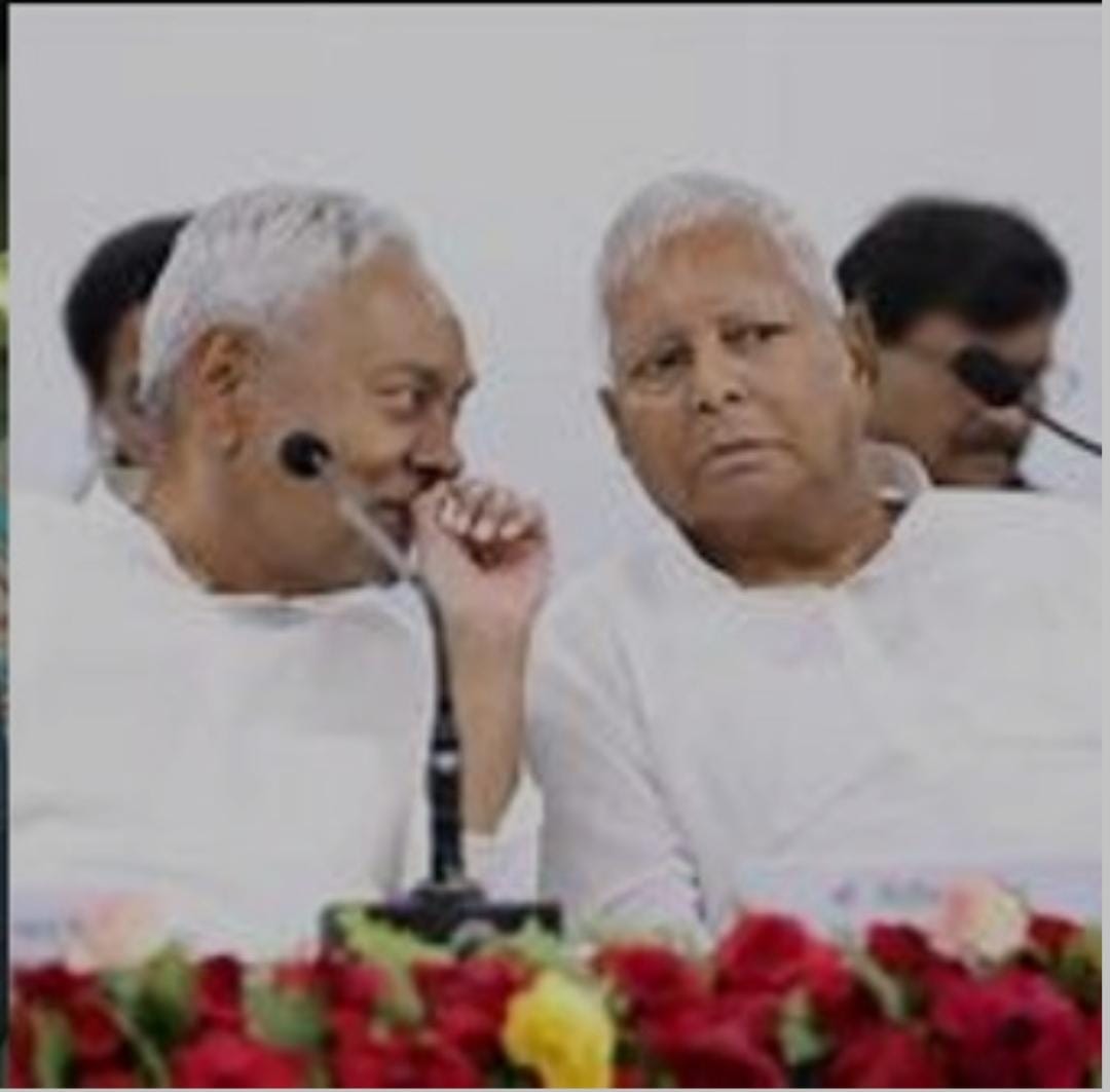 Bihar Chief Minister Nitish Kumar and RJD chief Lalu Prasad