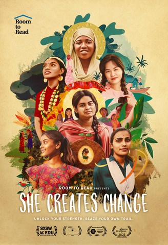 Room to Read announced a partnership with Warner Bros. Discovery for the premiere of She Creates Change, the first nonprofit-led animation and live action film project to promote gender equality through the stories of young women around the world.