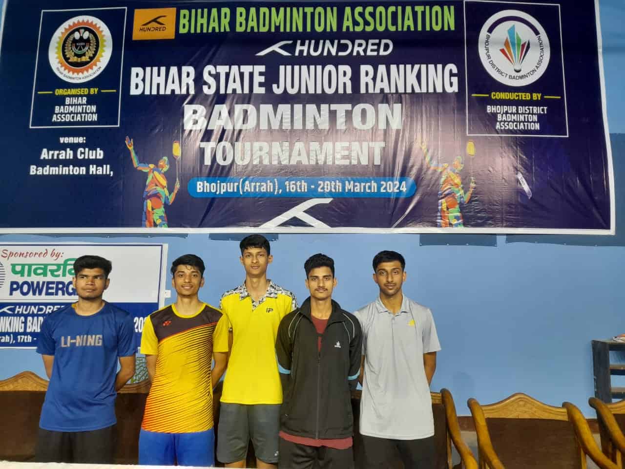 Hundred Bihar Junior Ranking Badminton