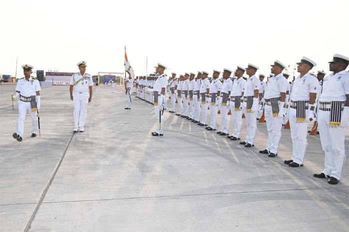 Naval Investiture Ceremony held at INS Hansa, Goa on 14 April 2024